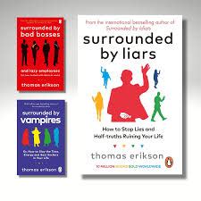 Combo 5 Book: Surrounded by Idiots+Pschopaths+Bad Bosses+Vampires+Liar ...