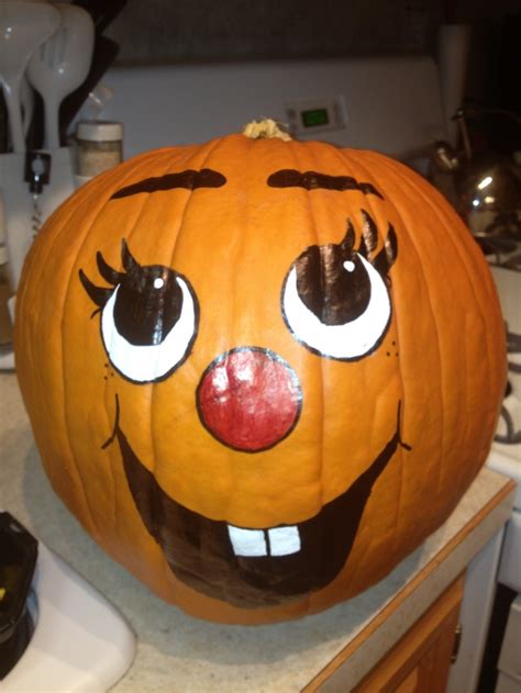 painted pumpkin eyes