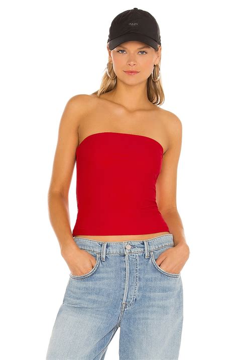 superdown Brooke Tube Top in Red | REVOLVE