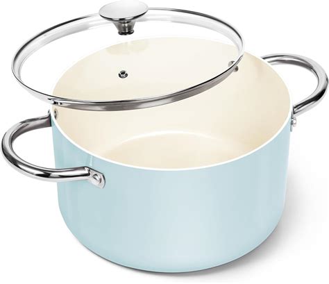 Amazon.com: MICHELANGELO Stock Pot with Lid, 6 Quart Cooking Pot with ...