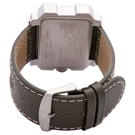 Fastrack Quartz Analog Green Dial Leather Strap Watch for Guys