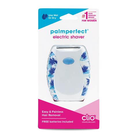 Clio Palmperfect Electric Shaver, Female Electric Shavers, Battery ...