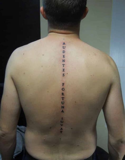 777 Spine Tattoo Ideas Male