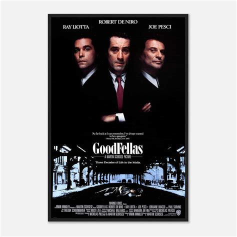GoodFellas Movie Poster, GoodFellas Classic Vintage Movie Poster ...
