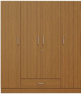 Wakefit Gingham Engineered Wood 4 Door Wardrobe Price in India - Buy ...