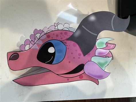 Custom Paper Dragon Puppet - Etsy