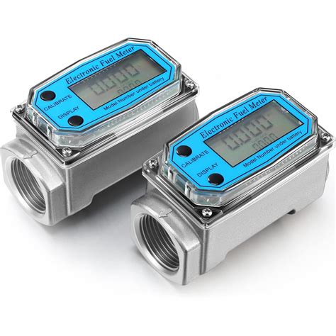 Xuhal 2 Pcs Digital Turbine Flow Meter Fuel Flow Philippines | Ubuy