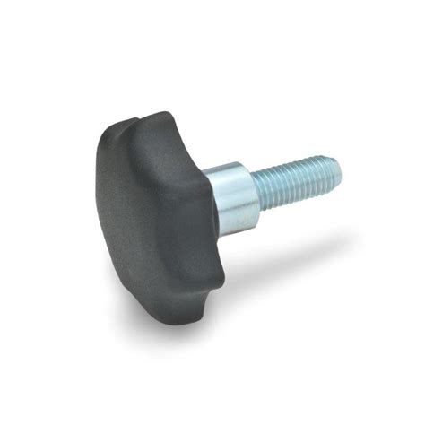 Knobs - Technopolymer, Seven Lobe, Threaded, Stepped, GN6336.4 Series ...