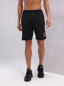 HRX by Hrithik Roshan Solid Men Black Sports Shorts - Buy HRX by ...