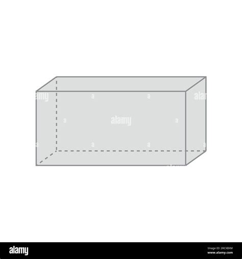3d shape of rectangular prism in mathematics Stock Vector Image & Art - Alamy