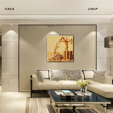 Canvas Wall Money Painting for Living Room Best Money Flow Tap Paintin ...