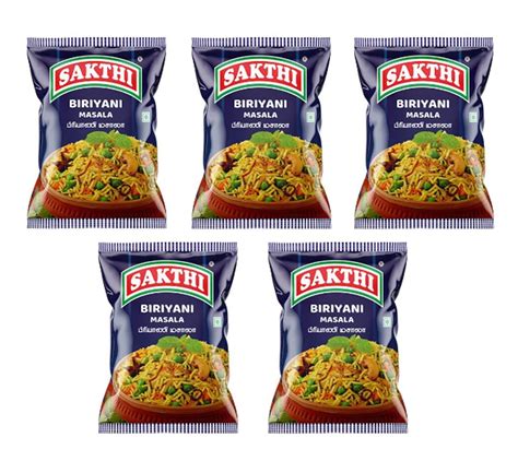 SAKTHI 50g South Indian Flavoured Briyani Masala for Cooking | Unique ...
