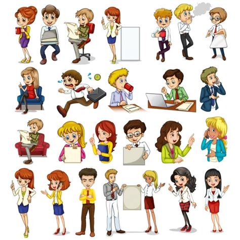 Vector Cartoon Business 的图像结果