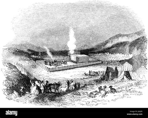 Tabernacle in the wilderness, Book of Exodus, Old Testament, Hebrew ...