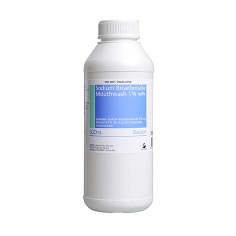 Sodium Bicarbonate Mouthwash 1%