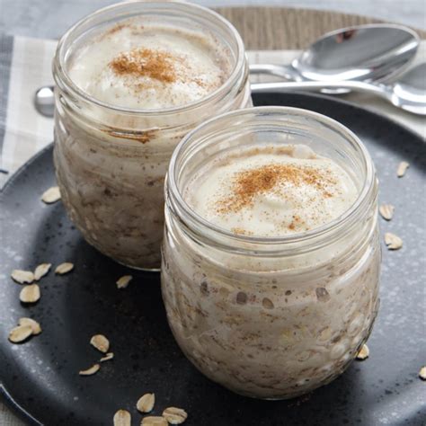 Cinnamon Roll Overnight Oats - A Food Lover's Kitchen
