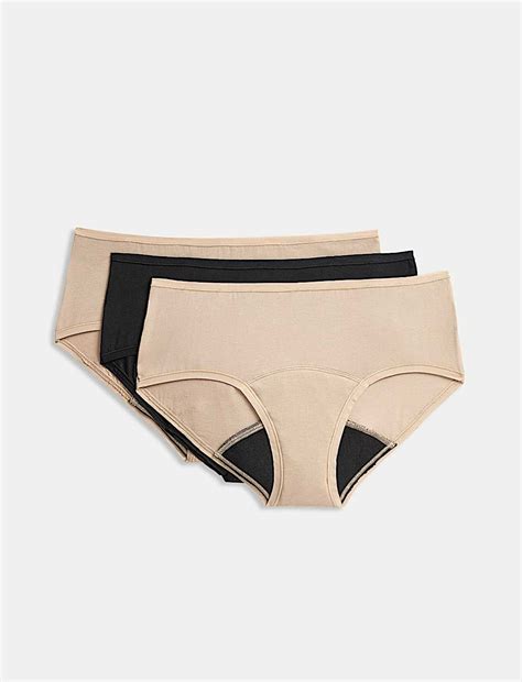 Buy 3pk Heavy Absorbency Period Knicker Shorts at Marks & Spencer
