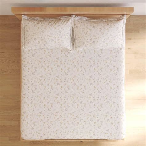 Buy Natura Deauville Cotton 250TC Floral Print 3Pcs Super King Bedsheet ...