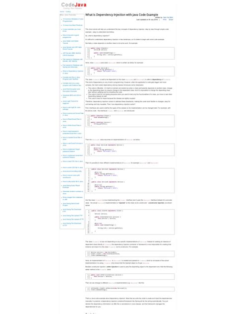 What Is Java Dependency Injection 的图像结果
