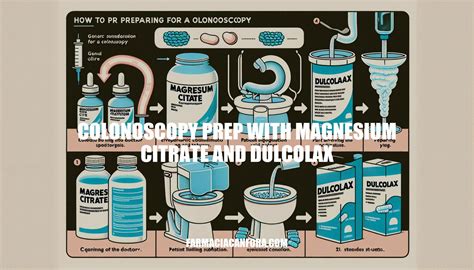 Colonoscopy Prep with Magnesium Citrate and Dulcolax: A Comprehensive Guide