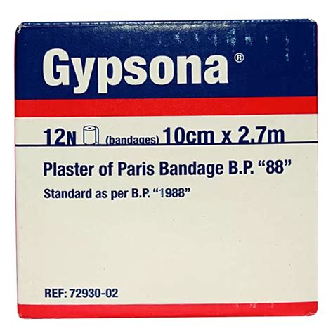 Buy Beiersdorf Gypsona 10 cm /2.7 m, 1 Count | 19 Minutes Delivery ...