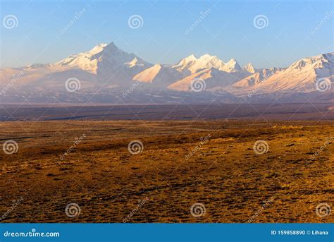Himalaya Mountain Landscape. the Tibetan Plateau Stock Photo - Image of ...