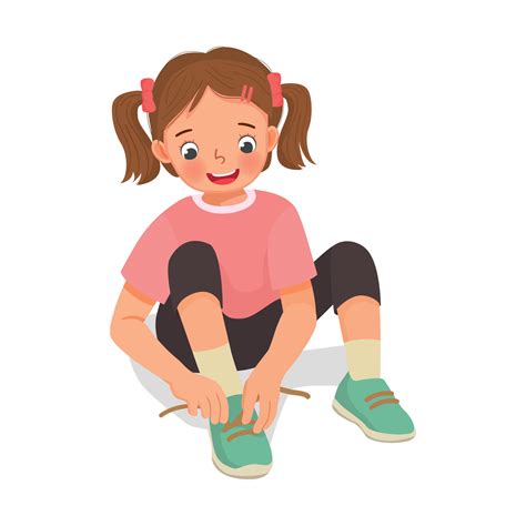 Putting On Shoes Clipart