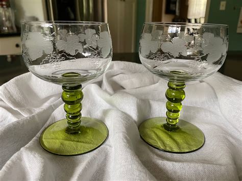 What is Roemer Glass?-Green Stemmed German Wine Glasses | A German Girl ...