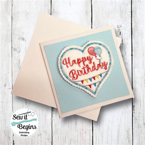 Spanish Happy Birthday Heart Hanging Decoration 4x4 - Digital Download ...