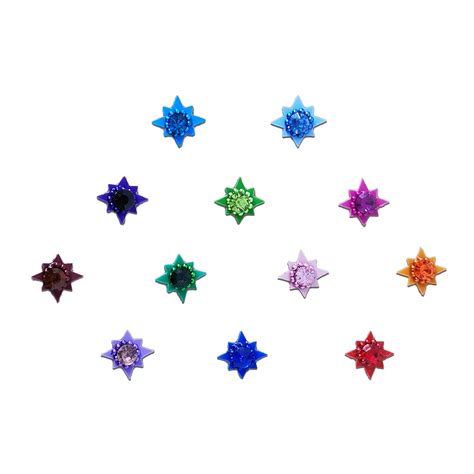 Comet Busters® Multicolor Star Diamond, PVC Bindi (6mm) – Handcrafted ...