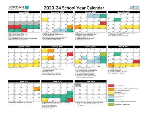 Academic Calendar - Elk Meadows Elementary