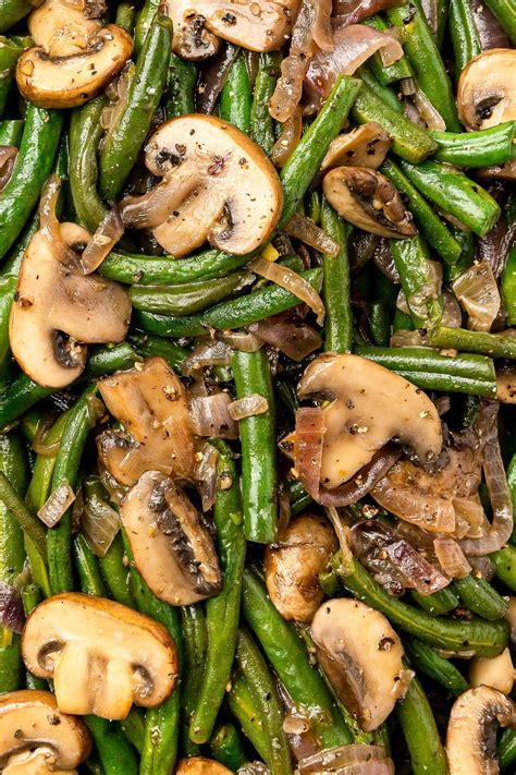 Green Beans with Mushrooms | Recipe | Vegetable side dishes recipes ...