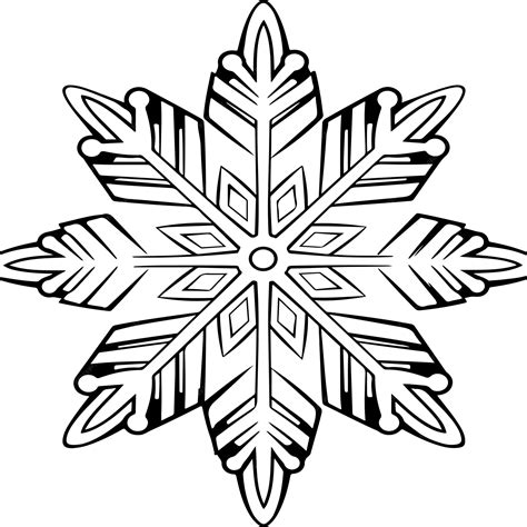 Snowflake Coloring Pages