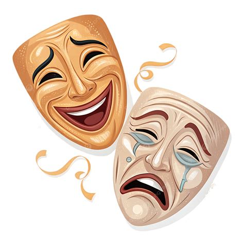 Comedy And Tragedy Masks, Comedy, Tragedy, Masks PNG Transparent Image ...