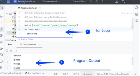 Image result for For Loop Python UI