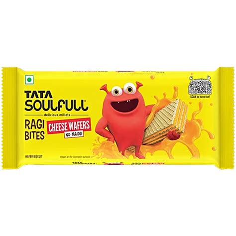 Tata Soulfull Cheese Wafers Ragi Bites, 50 g – Fetch N Buy