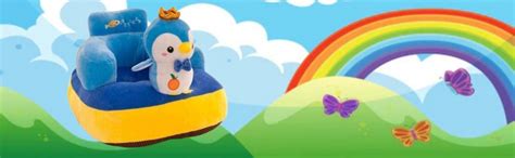 Avs Cute Penguin Design Baby Sofa Seat Plush Cushion Sofa Cum Bed And ...