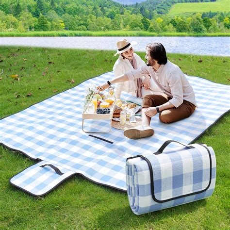 sapsisel Picnic Blanket Extra Large, Waterproof and Foldable Beach ...