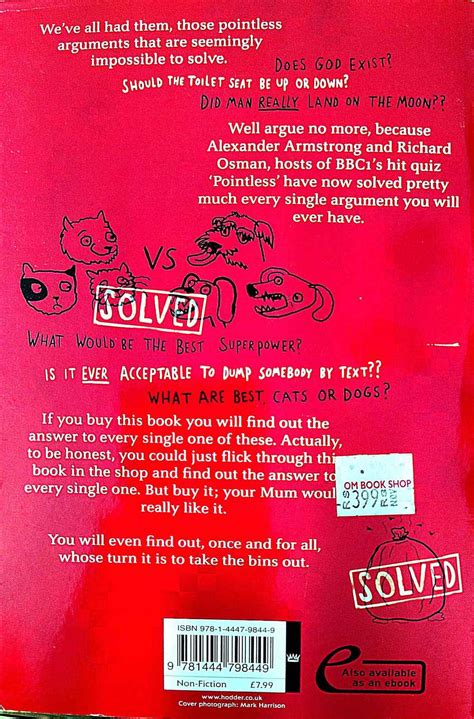 The 100 most pointless Arguments in the world solved – Save On Good Books