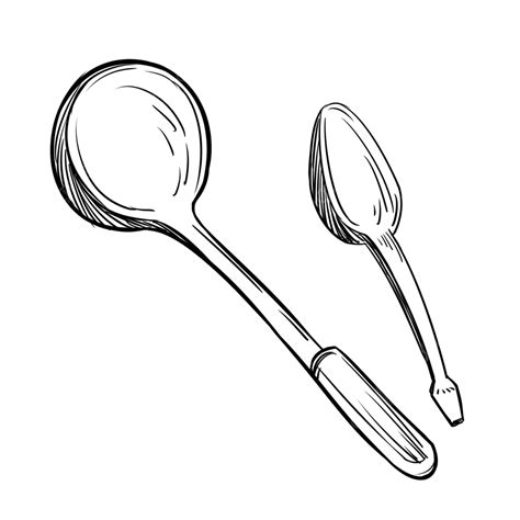 Spoon Parts Drawing at Savannah Buckmaster blog