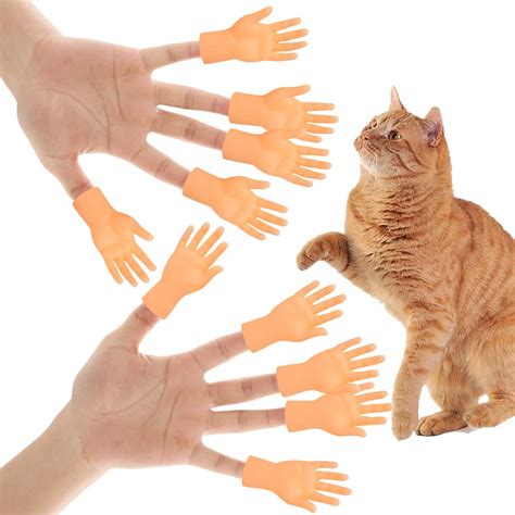 Buy MayLove-US Tiny Hands, Finger Hands, 10 Pack- Mini Hand Puppet, Fun ...