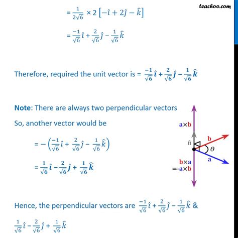 Image result for Find a Unit Vector Perpendicular To
