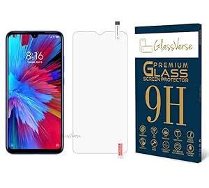 GlassVerse 9H Tempered Glass For Redmi Note 7S Smartphone(Pack Of 1 ...