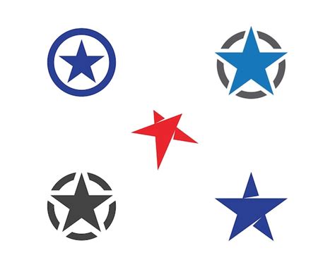 Vorlage für Sternsymbole | Premium Vektor