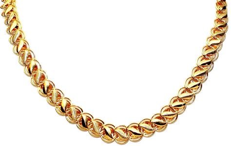 Vsasa’s Gold Plated Lotus Chain for Dashing Men…. : Amazon.in: Fashion