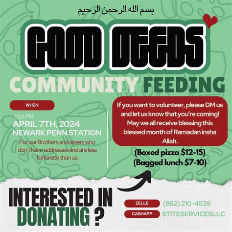 Good Deeds Community Feeding - UECNJ