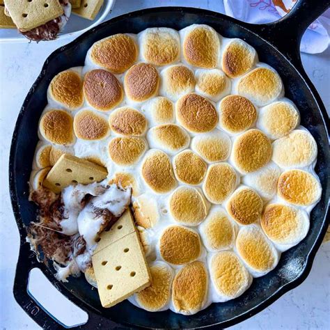 S'mores Dip (S'mores in the Oven) - Good Food Baddie