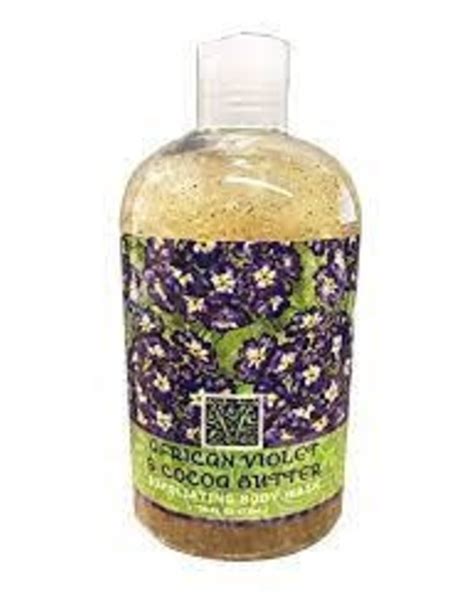 Greenwich Bay - African Violet & Cocoa Butter Exfoliating Body Wash ...