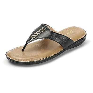 Buy Denill Women Soft Bottom Fashion Slipper Sandal (Black, numeric_3 ...