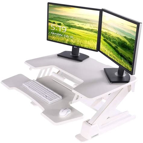 [Upgrade]Eureka Ergonomic V2 Sit To Stand Desk Converter, 36'' Height ...